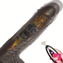 7.6in 8.66in Swing Vibrating Thrusting Big Silicone Soft Warming Dildo