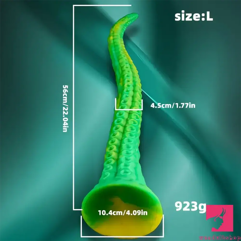 14.17in 17.7in 22.04in Alienophallos Octopus Silicone Flexible Big Long Dildo