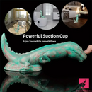 8.66in Fantasy Animal Dinosaur Monster Silicone Thick Soft Dildo For Sex