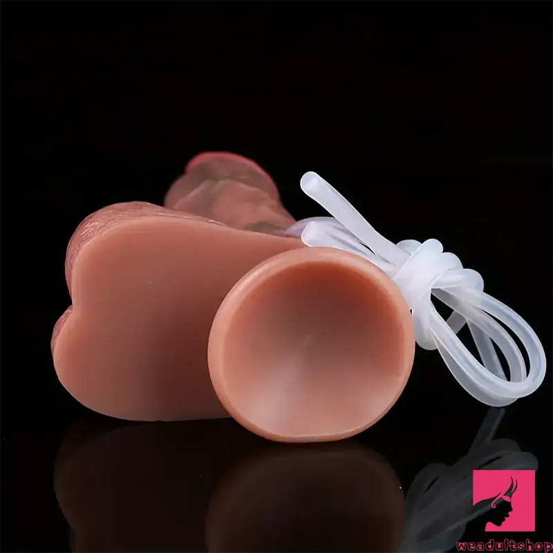 9.5in Silicone Ejaculating Large Soft Real Dildo For Women Suction Cup