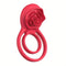 Rose Flower Ejaculation Dual Cock Ring Remote Rose Ring Vibrator