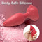 Rose Anal Plug Silicone Adult Sex Toy For Women Men Clit Orgasm