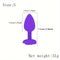 Men Women Rose Flower Silicone Butt Plugs Anal Sex Training Set