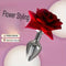 Rose-Shaped Metal Rose Anal Plug Female Sex Toy For Anal Clit