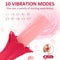 Fully Automatic Tongue Licking Suction Rose Sex Toy Vibrator For Clit