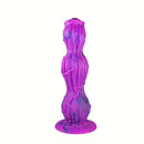 Soft Silicone Flower Rose Dragon Dual Knots Monster Dog Dildo