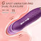 Rose Vibrating Thrusting Clitoral Stimulator Vaginal Anal Licking Toy