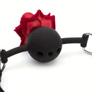 Flirting Rose Flower Mouth Ball Silicone Restraint Love Female Toy