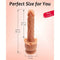 9.44 inch Rose Toy Dildo Body Safe Lifelike Suction Cup Rose Dildo