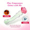 Glowing Rose Glass Dildo For G-Spot Stimulation Prostate Using