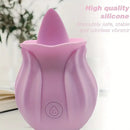 Upgraded Tongue Licking Vibrating Rose Toy For Women Clit Sucker