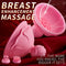 Rose Breast Massager Vibrator Rechargeable Female Clit Sex Toy