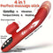 Silicone Telescopic Push Vibration Heating Tongue Lick Rose Vibrator