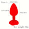 Men Women Rose Flower Silicone Butt Plugs Anal Sex Training Set