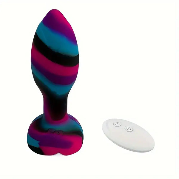 Remote Control Vibrating Rotation Rose Butt Plug Sex Toy For Love