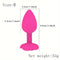 Men Women Rose Flower Silicone Butt Plugs Anal Sex Training Set