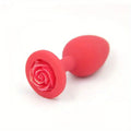 Small Soft Silicone Rose Anal Plug For Women Adult Anal Sex Toy