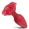 Rose Anal Plug Silicone Adult Sex Toy For Women Men Clit Orgasm