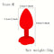 Men Women Rose Flower Silicone Butt Plugs Anal Sex Training Set