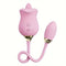 USB Powered 2-in-1 Clitoral Stimulator Licking Rose Vibrator For Sex