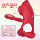 Vibrating Cock Ring Rose Clitoral Stimulator For Couples Sex Toy