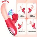 Sucking Rose Vibrator For Tongue-Licking Clitoris Rose Toy