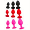 Rose Base Waterproof Silicone Rose Butt Plug Kit Adult Anal Sex Toy