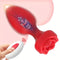 Remote Control Anal Toy 10 Vibrating Modes Rose Vibrator Butt Plug