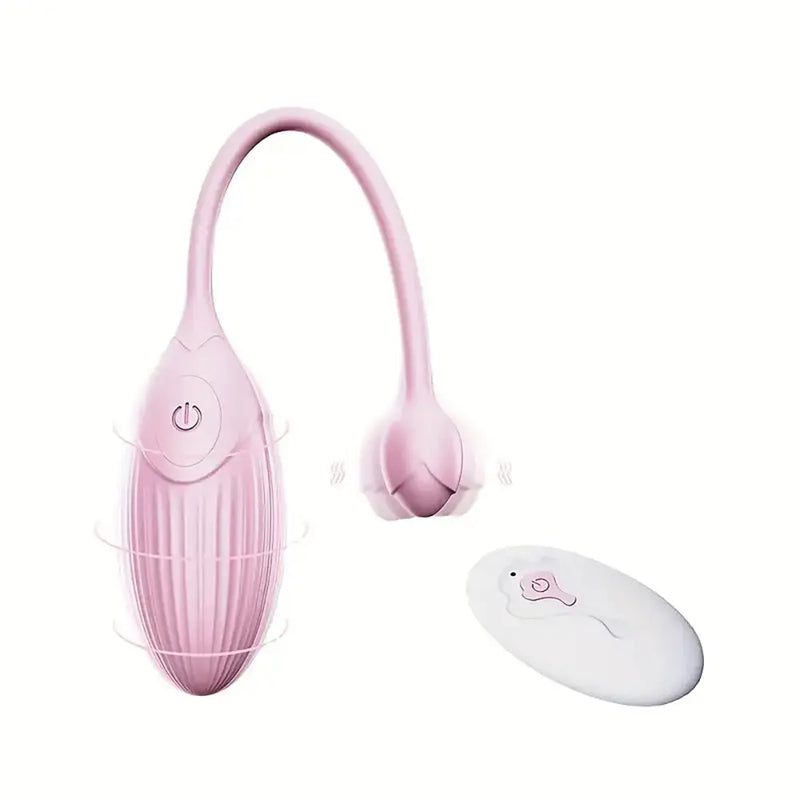 Remote Control Wireless Charging Wearable G Spot Rose Vibrator