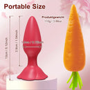 Rose Anal Plug Silicone Adult Sex Toy For Women Men Clit Orgasm