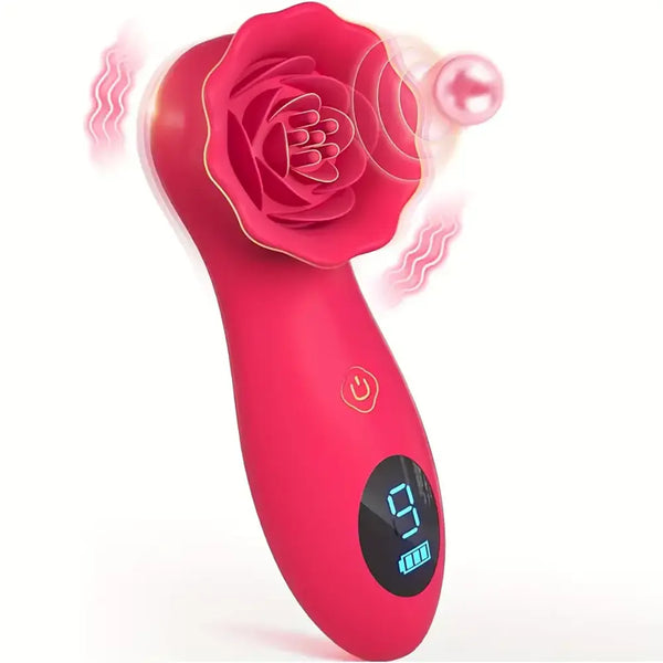 USB Powered Rose Petal Vibration Love Sex Toy For Women Clit