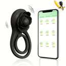 Rose Vibrating Penis Ring 10 Levels Intensity App Control Rose Sex Toy