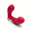 Unisex App-controlled Rose Real Silicone Finger Vibrating Sex Toy