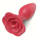 Rose Anal Plug Silicone Adult Sex Toy For Women Men Clit Orgasm