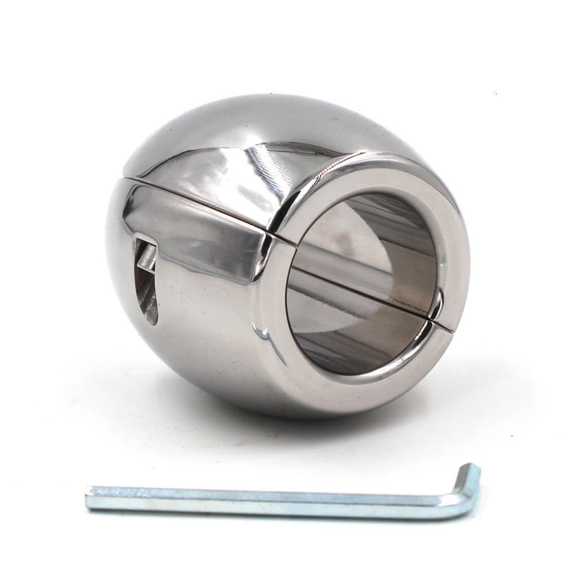 Stainless Steel metal pendant Ball Testicle Stretcher Penis Cock