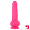 Four Different Colors Uncut Dildo With Moving Foreskin